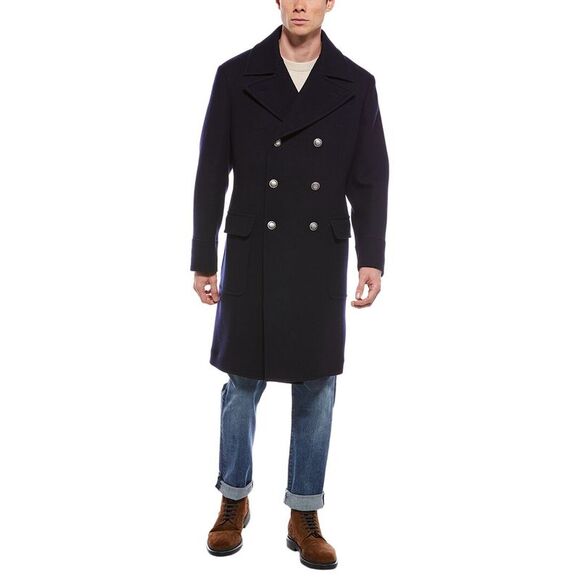 Brunello Cucinelli Mens  Wool & Cashmere-Blend Coat - Picture 1 of 4